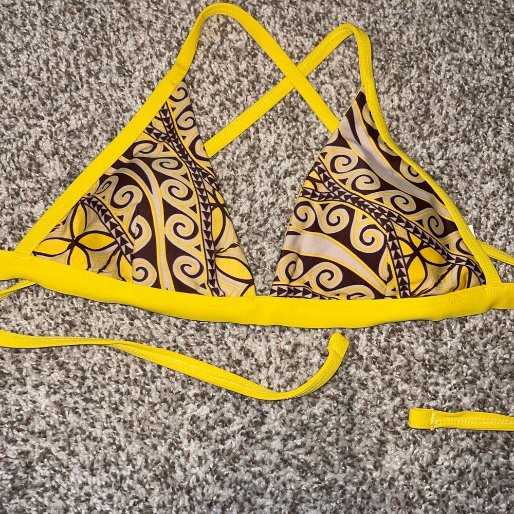 Honeygirl padded Yellow Bikini Top